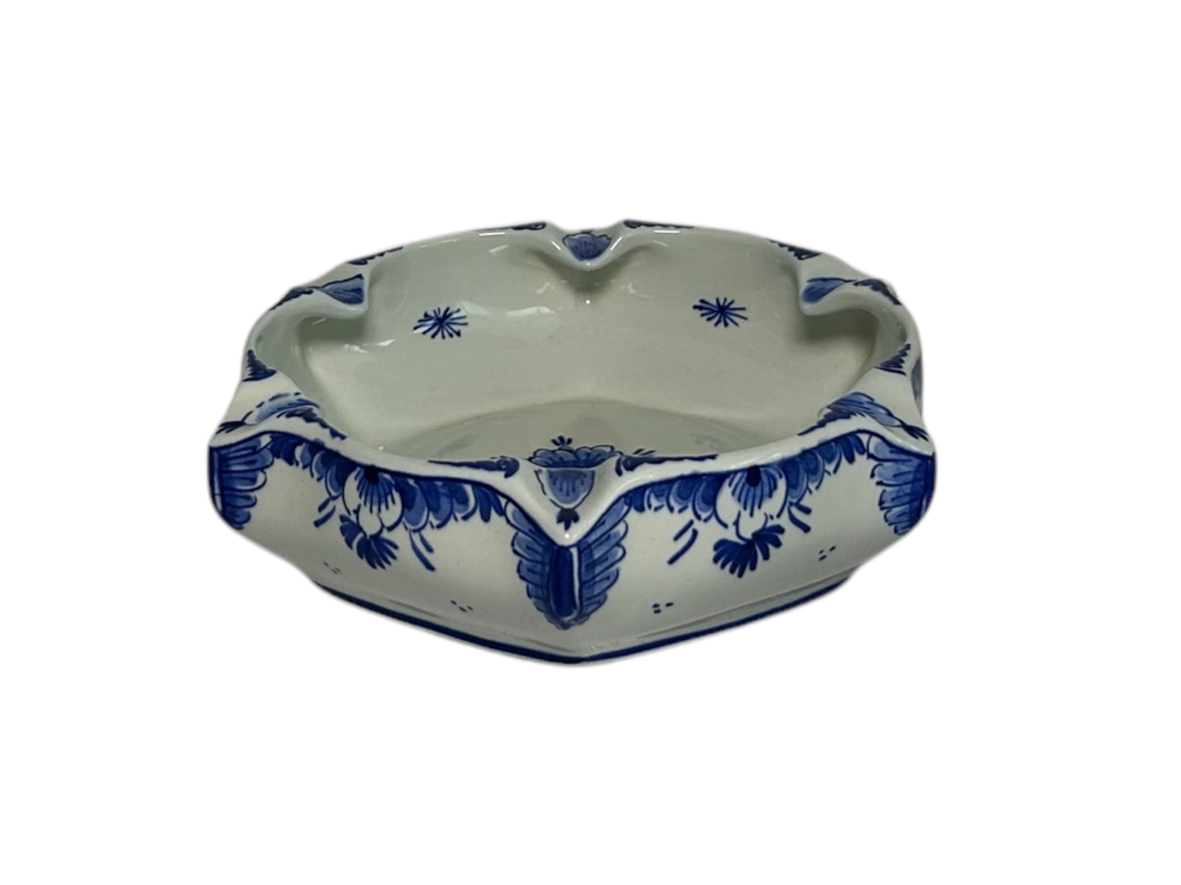Porceleyne Fles Blue Floral Ashtray